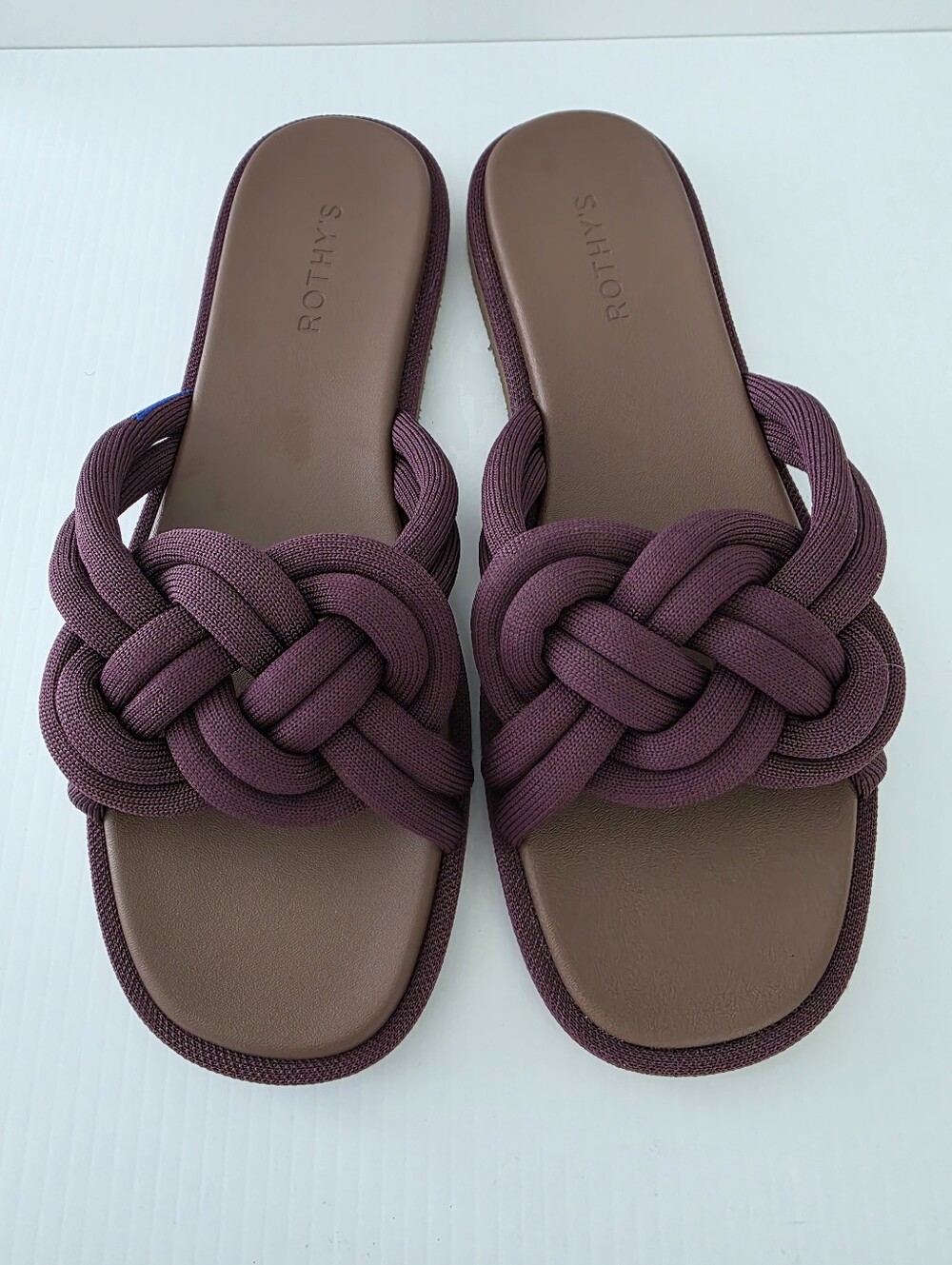 Rothys The Summer Sandal in Blackberry Woman Size 11.5 NEW